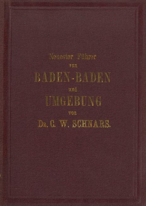 Cover "Neuester Führer von Baden-Baden und Umgebung" 