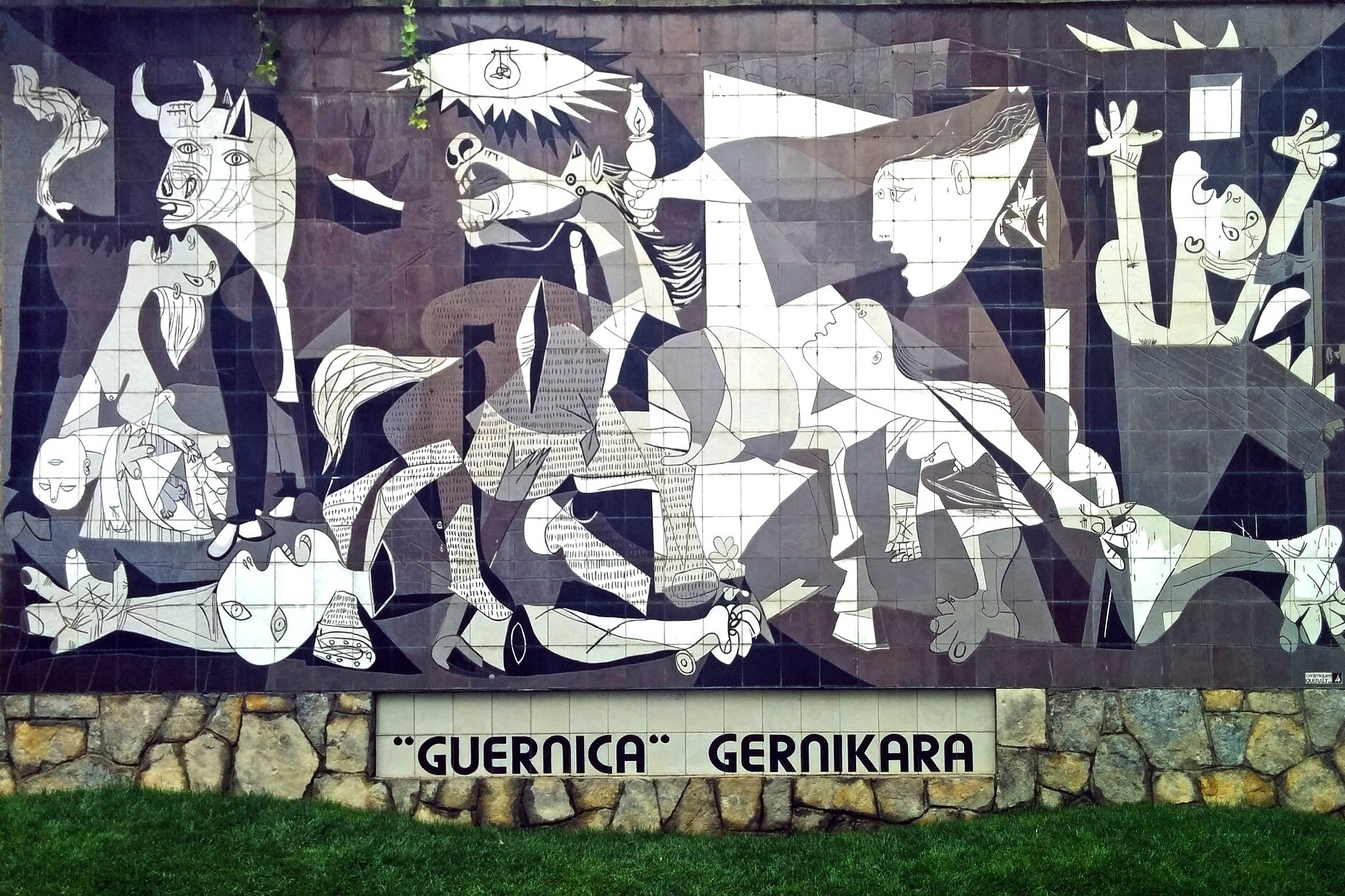 Abbildung einer Guernica Reproduktion. Foto Almudena Sanz