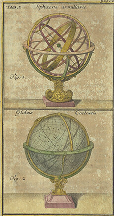 Atlas Portatilis Coelestis von Johann Leonhard Rost. 