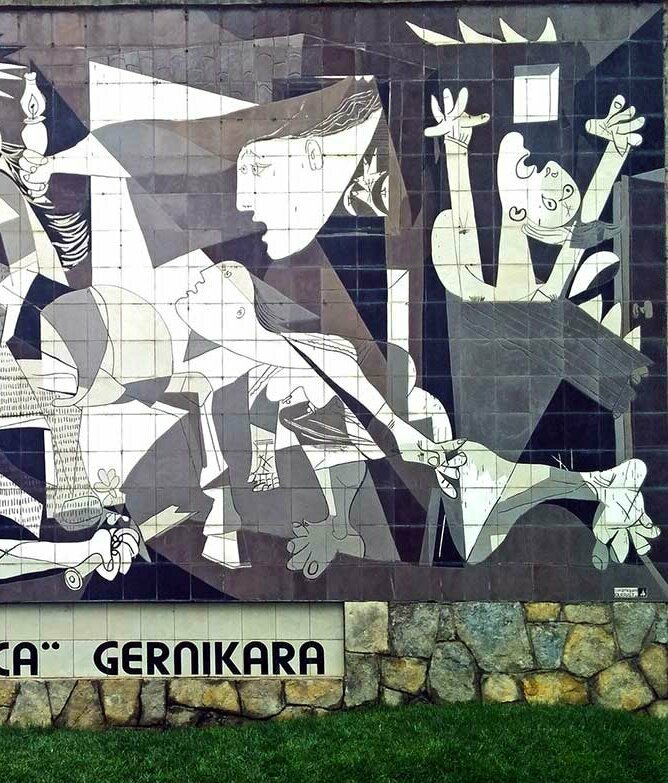 Abbildung von Guernica als Reproduktion. Foto von Almudena Sanz.