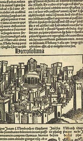 Ansicht von Jerusalem In: Hartmann Schedel: Weltchronik