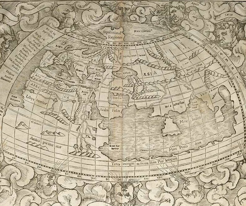 Europakarte von Sebastian Münster.