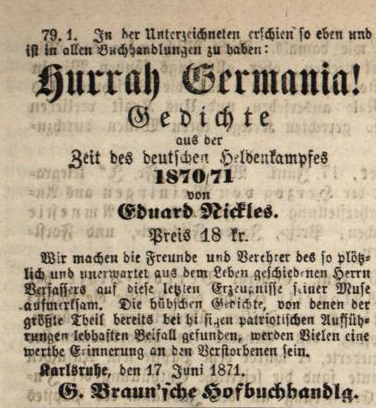 Titelblatt der als "Dankesspende im Jubiläumsjahr 1896" von badischen Industriellen herausgegebenen "Bilder aus der Industrie des Großherzogtums Baden".