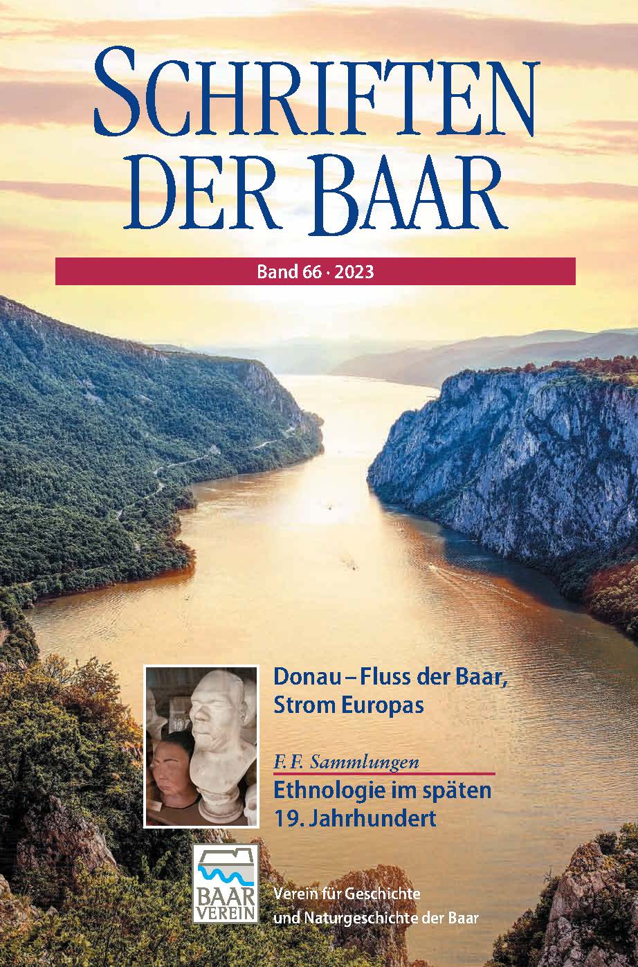 Das Bild zeigt das Cover der Zeitschrift Schriften der Baar 66