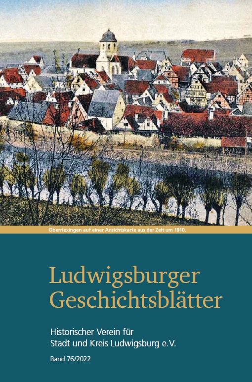 Das Bild zeigt das Cover der Ludwigsburger Geschichtsblätter 2022