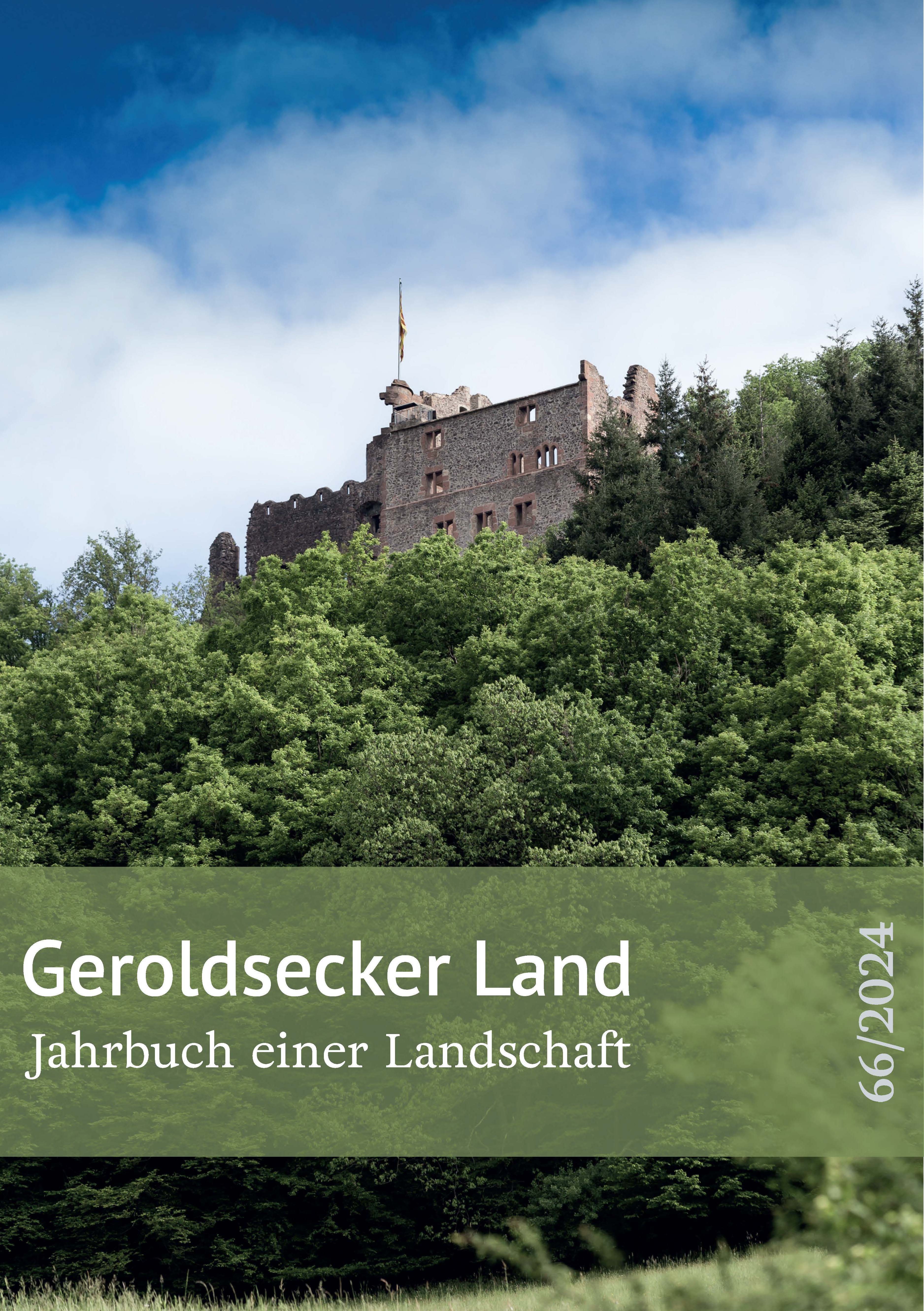 Das Bild zeigt das Cover der Zeitschrift Geroldsecker Land 66