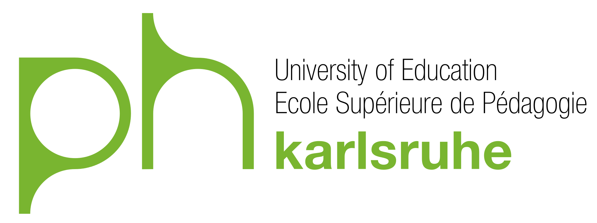 Zu sehen ist das Logo der PH Karlsruhe