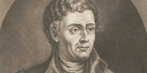 Porträtdarstellung von Johannes Reuchlin aus Pforzheim.