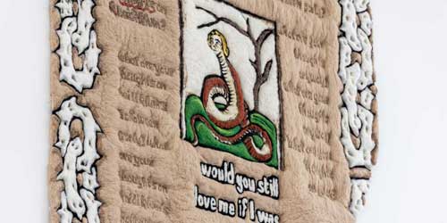 Detailfoto des Werkes „Would you still love me if…?“
