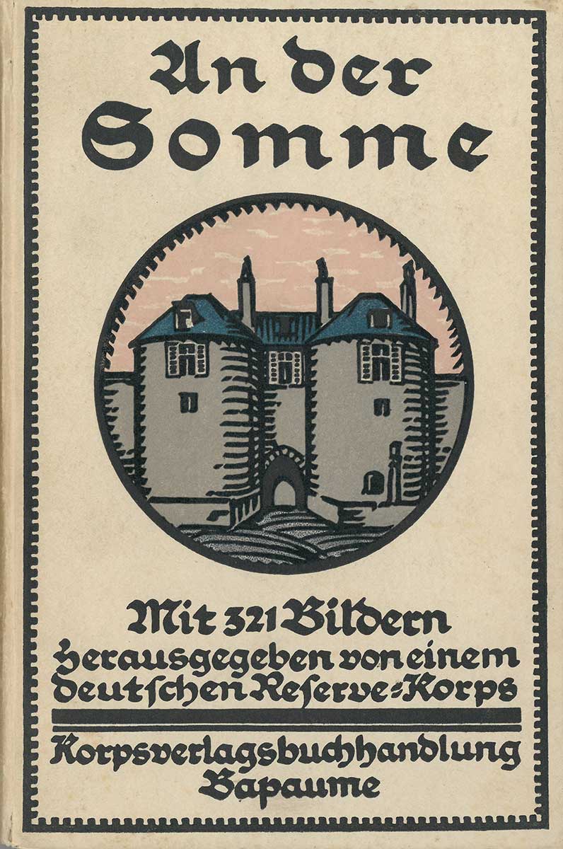 Titelseite des Fotobuches „An der Somme“. 