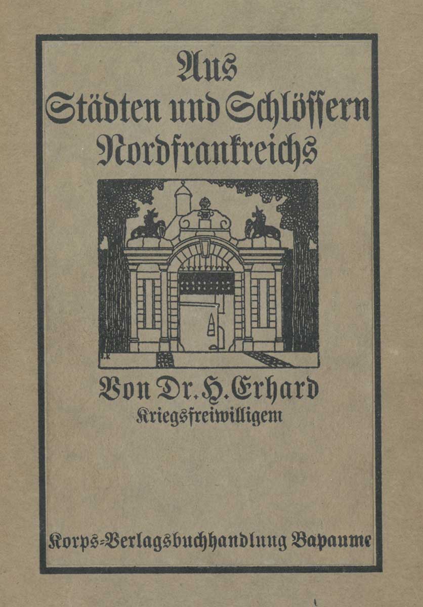 Zu sehen ist der Umschlag des Buches „Aus Städten und Schlössern Nordfrankreichs“. 