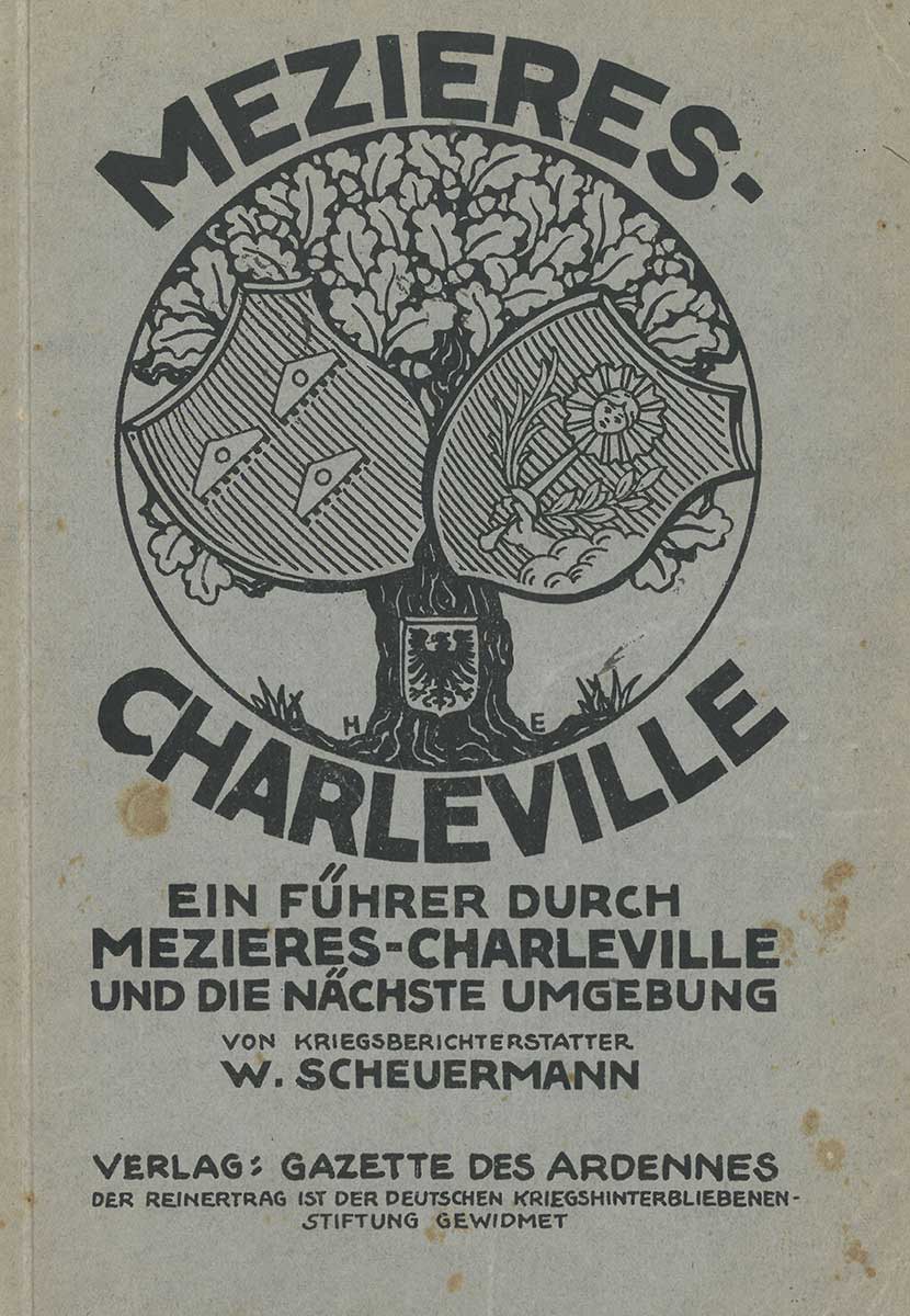 Abgebildet ist der Umschlag eines Führers durch Mezieres-Charleville.
