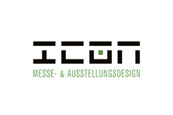 Logo der Firma "Icon" für Messe- & Ausstellungsdesign