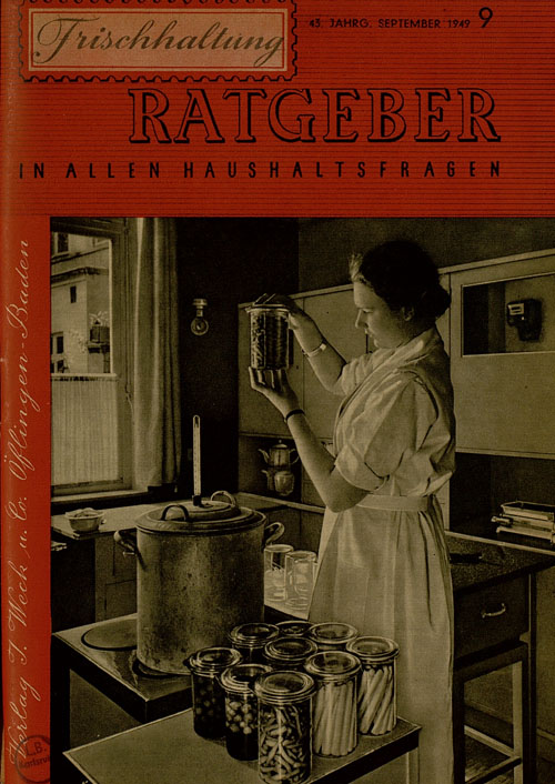 Titelseite des Ratgebers „Frischhaltung“ von 1949.