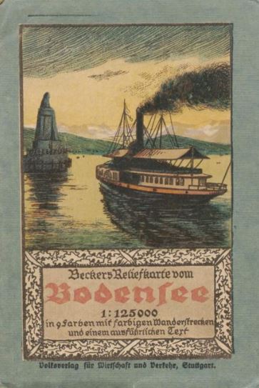 Cover „Beckers Reliefkarte vom Bodensee"