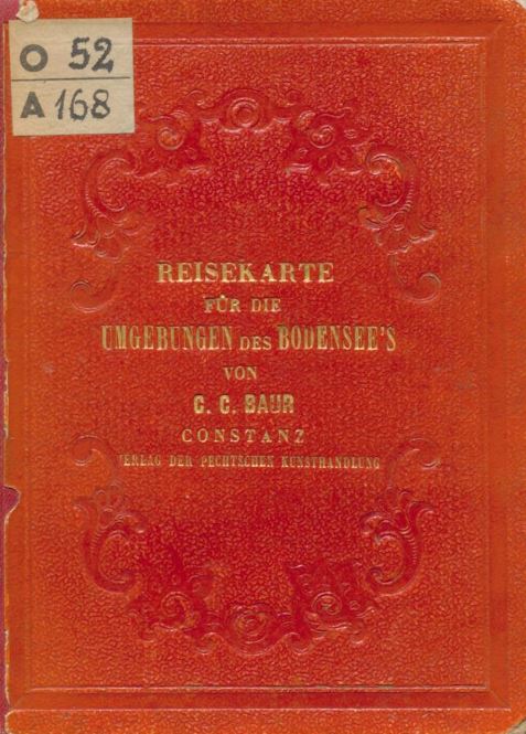 Cover „Reisekarte für die Umgebungen des Bodensees"