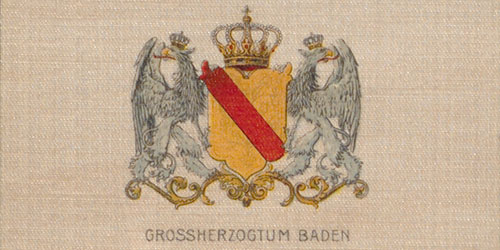 Zu sehen ist das Wappen des Großherzogtum Badens.