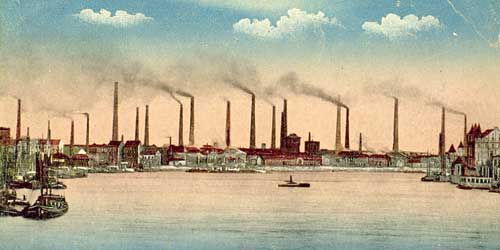 Ludwigshafen am Rhein, Anilinfabrik.