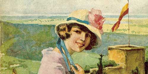 Illustration (Cover): Die Schönen von Baden-Baden. Heitere Badegeschichten.