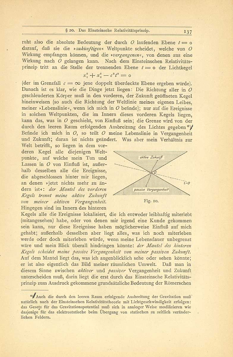 © Badische Landesbibliothek Karlsruhe Die Abbildung zeigt eine Buchseite mit Text, schematischen Darstellungen und mathematischen Formeln. Die Seite stammt aus der Veröffentlichung: Warburg, Emil: Zu Max Plancks sechzigstem Geburtstag. Ansprachen gehalten am 26. April 1918 in der Deutschen Physikalischen Gesellschaft. Karlsruhe: C. F. Müller, 1918.