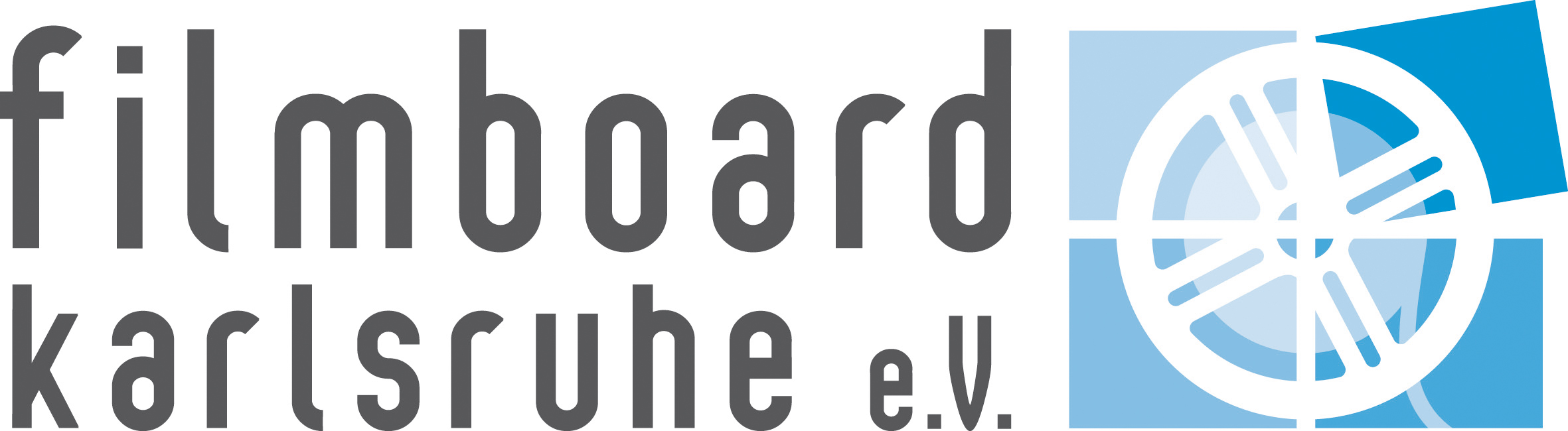 Zu sehen ist das Logo des filmboard karlsruhe e.V.