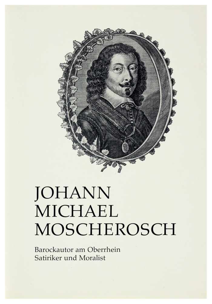 Zu sehen ist das Cover eines Ausstellungkataloges, auf welchem ein ovalförmiges Portait eines Mannes abgebildet ist. Im unteren Bildbereich steht der Name der Ausstellung geschrieben.