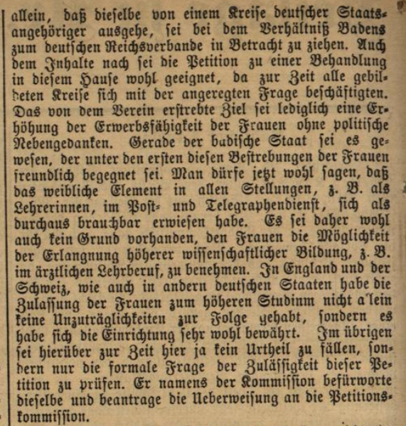 Der Screenshot zeigt einen Ausschnitt der Karlsruher Zeitung vom 29. November 1891.