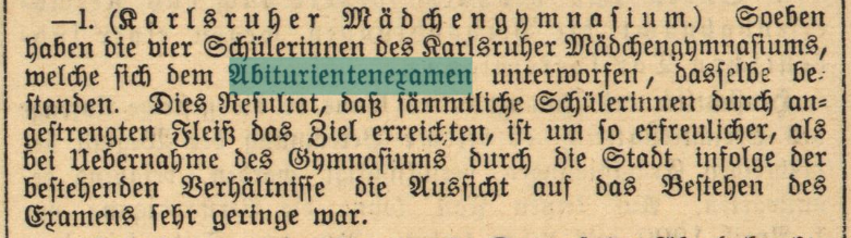 Der Screenshot zeigt einen Ausschnitt der Karlsruher Zeitung vom 21. Juli 1899.