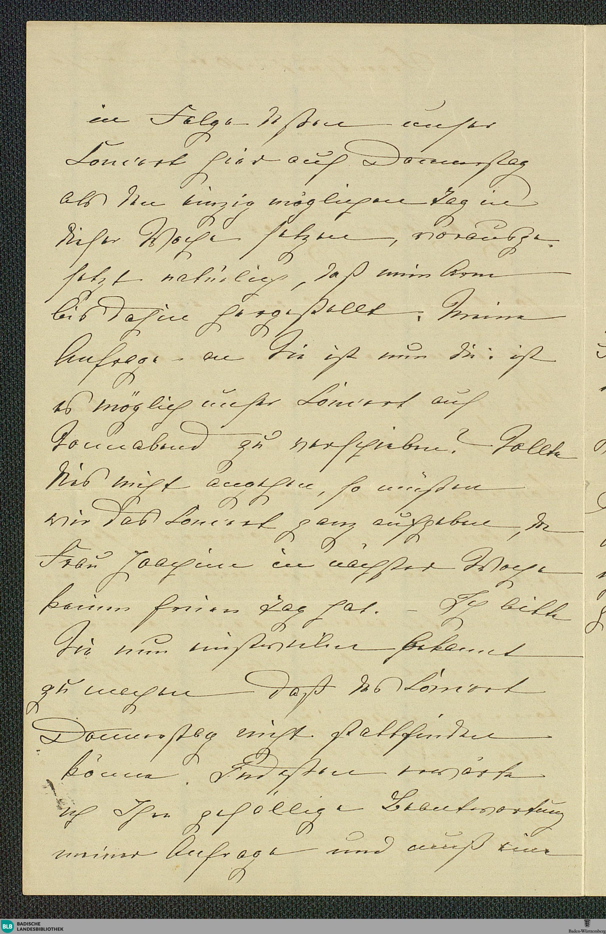 Der Screenshot zeigt die zweite Seite des Briefs von Clara Schumann an Carl Schmitt vom 10. Dezember 1871.