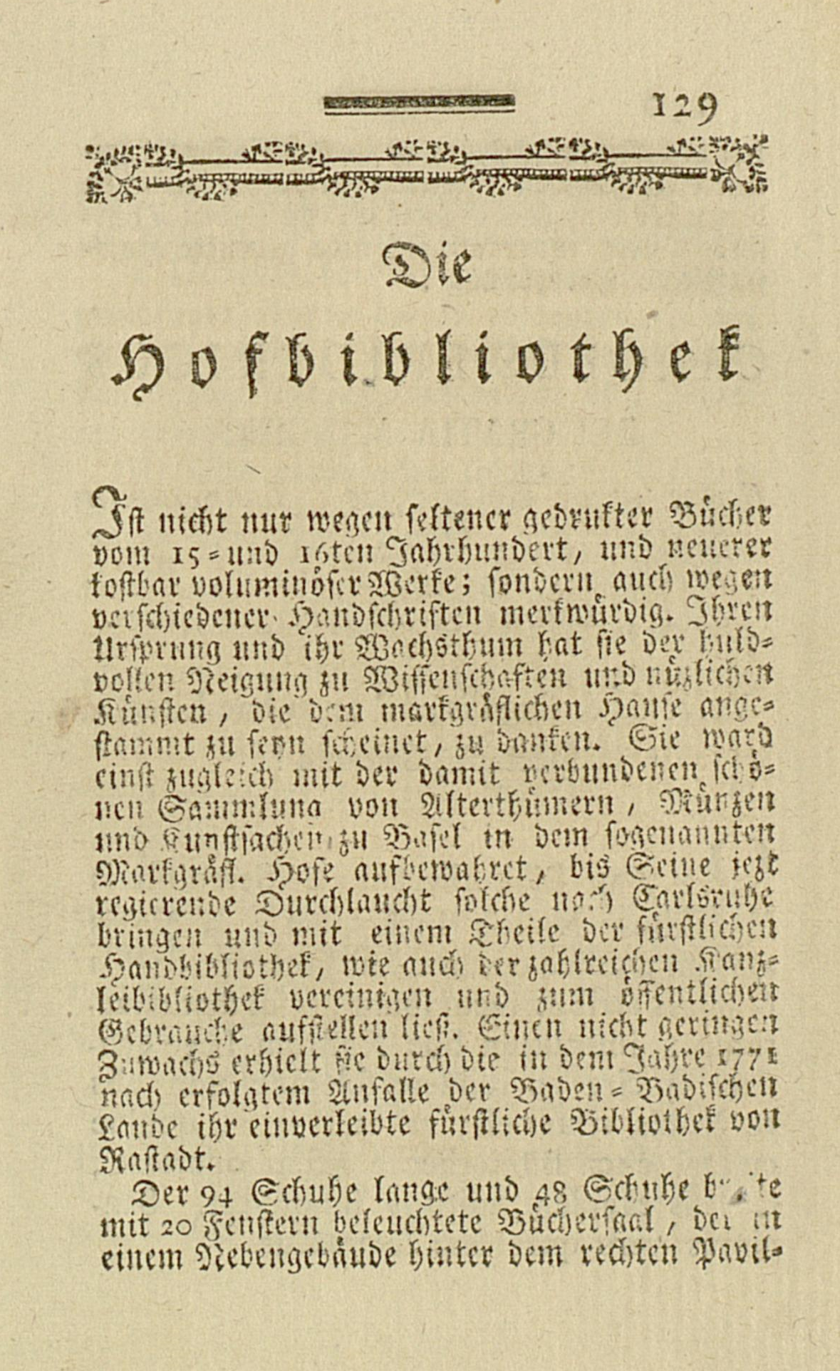Badenscher gemeinnüziger Hof- und Staatskalender für das Jahr 1786