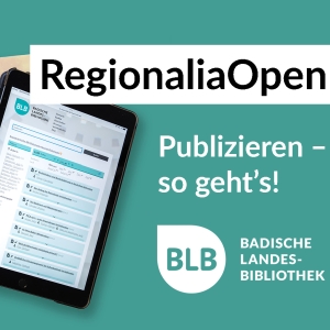 Aufgefächert einige bunte Bücher, darauf ein E-Reader, auf dessen Monitor eine Artikelliste erscheint.