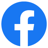Facebook-Logo. Zu sehen ist der weiße Buchstabe F vor einem kreisförmigen, blauen Hintergrund.