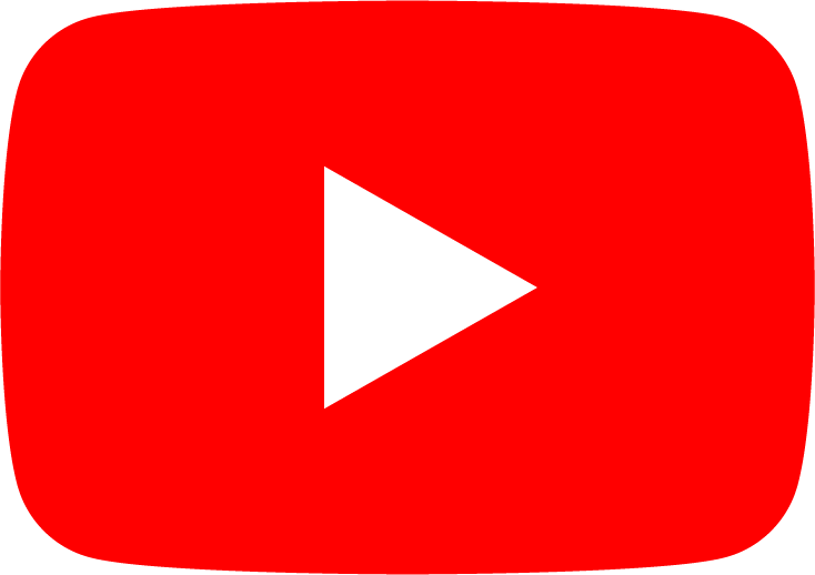 YouTube-Logo. Zu sehen ist ein weißer Play-Button vor einem roten Hintergrund.